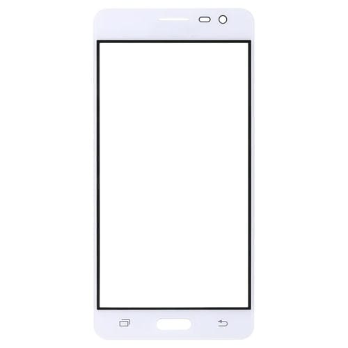 Lente de Vidrio Exterior Pantalla Samsung Galaxy J3 Pro / J3110 (Blanco) - (Paquete de 10)