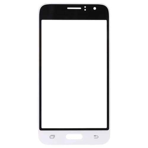 Außenfrontscheibe aus Glaslinse Samsung Galaxy J1/J120 (10 Stück) (Weiß)