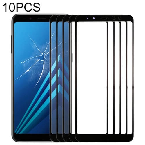 Lente de Vidrio Exterior Pantalla Samsung Galaxy A8+ - (10 Piezas)