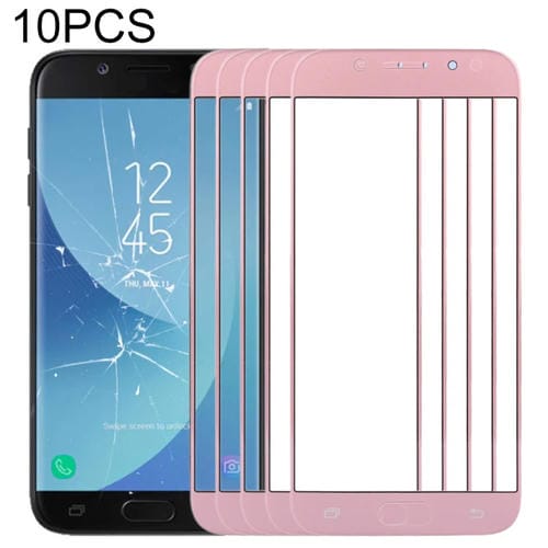 Glass Screen Lens Samsung Galaxy J5 J530 (Rose Gold) - Pack of (10 Pieces)