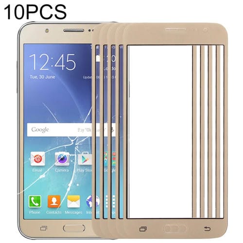 Verre Lentille Écran Samsung Galaxy J5/J500 (10 Pièces) (Or)