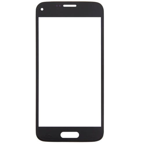 Écran frontal extérieur en verre Samsung Galaxy S5 Mini (noir) 10pcs