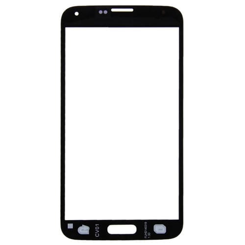 Front Screen Samsung Galaxy S5/G900 Outer Glass Lens (Black) - 10pcs