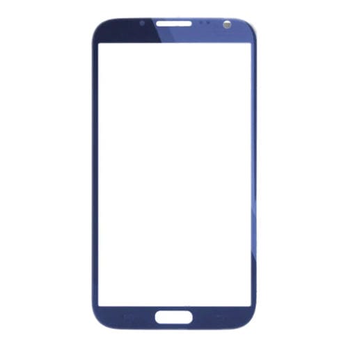 Schermo Frontale Samsung Galaxy Note 2/N7100 Lente in Vetro Esterna (Blu) 10 pezzi