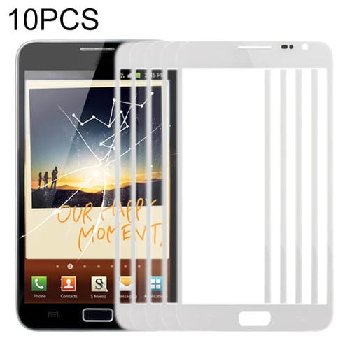 Front Glass Lens Front Screen Samsung Galaxy Note N7000/i9220 (White) 10pcs