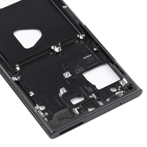 Placa Bisel Marco Medio Samsung Galaxy Note 20 Ultra (Negro)