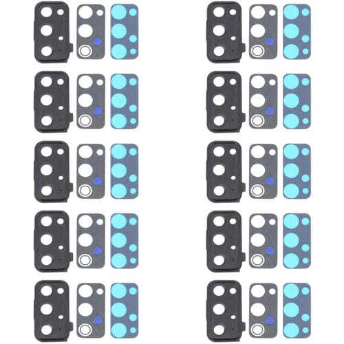 Copertura dell'obiettivo della fotocamera Samsung Galaxy S20 FE 5G SM-G781 (10 pezzi) (Nero)
