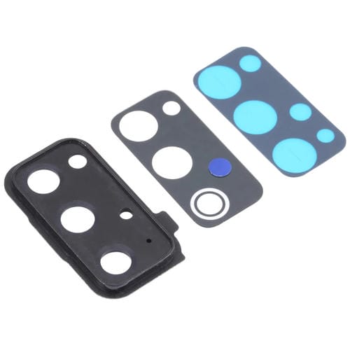 Copertura dell'obiettivo della fotocamera Samsung Galaxy S20 FE 5G SM-G781 (10 pezzi) (Nero)