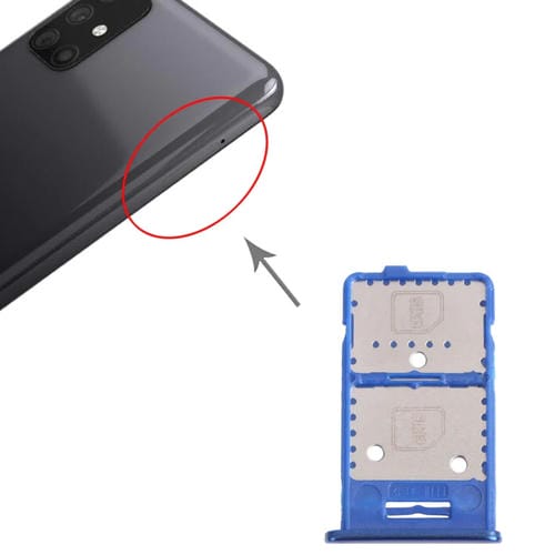 Vassoio della scheda SIM e Micro SD Samsung Galaxy M31s SM-M317