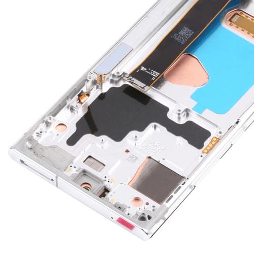 LCD-Bildschirm Super AMOLED Samsung Galaxy Note 20 Ultra SM-N986 5G mit Rahmen (Silber)