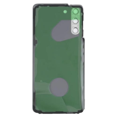 Rückseite Samsung Galaxy S21 5G mit Kamerablendenabdeckung (Weiß)