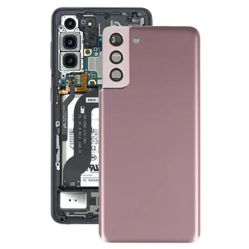 Couvercle arrière de la batterie et objectif de l'appareil photo Samsung Galaxy S21+ 5G (marron)