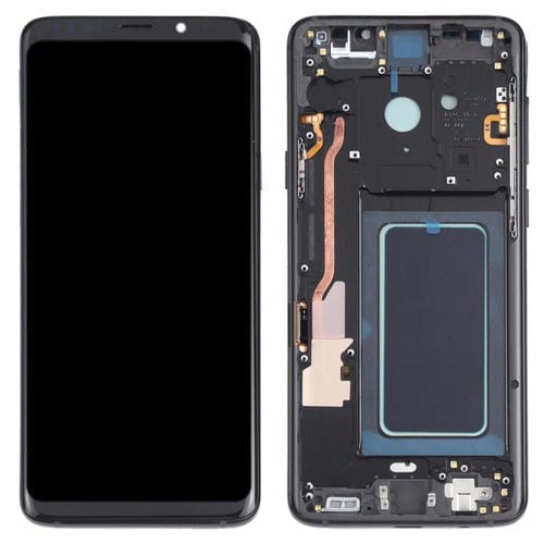 Schermo LCD OLED Samsung Galaxy S9+ SM-G965 con Cornice (Nero)