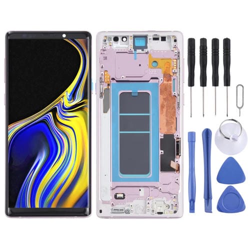 OLED LCD Screen Samsung Galaxy Note 9 SM-N960 with Frame (Purple)