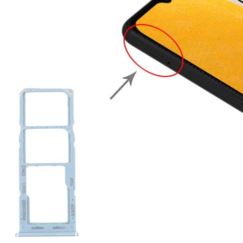 Plateau Carte SIM et Micro SD Samsung Galaxy A13 5G SM-A136 (Bleu)