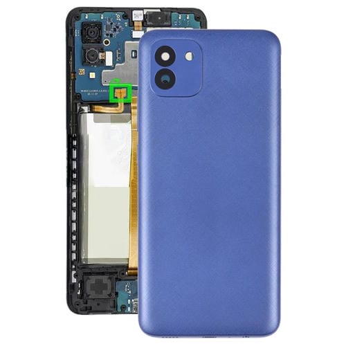 Coperchio Posteriore Samsung Galaxy A03 SM-A035F Batteria (Blu)