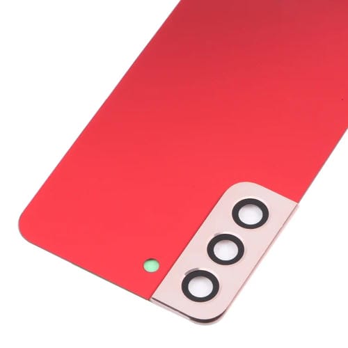 Cover posteriore della batteria Samsung Galaxy S22 5G SM-S901B con obiettivo della fotocamera (Rosso)