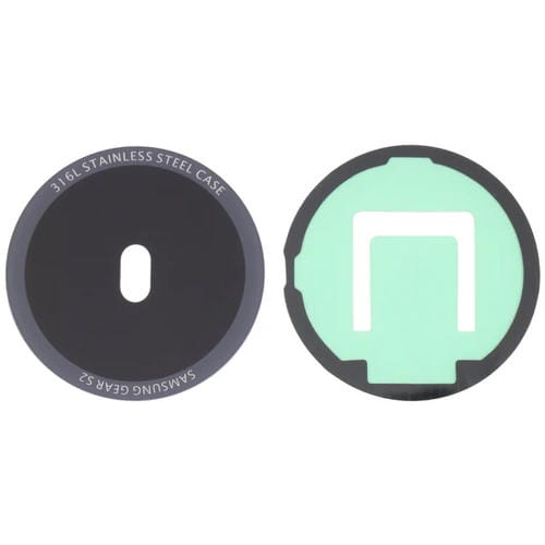 Glass Lens Back Samsung Galaxy Gear S2 SM-R720 (Black)