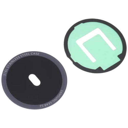 Glass Lens Back Samsung Galaxy Gear S2 SM-R720 (Black)