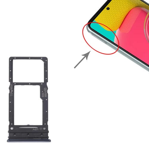 SIM Card and Micro SD Tray Samsung Galaxy M53 SM-M536B (Black)