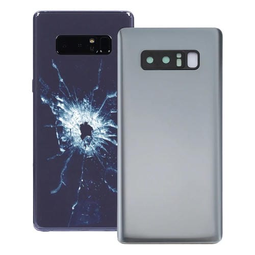 Back Cover Samsung Galaxy Note 8 with Camera Lens Cover (Silver)