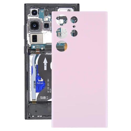 Rückseite des Akkudeckels Samsung Galaxy S23 Ultra 5G SM-S918B (Rosa)