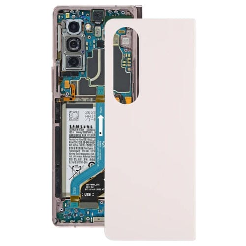 Copertura posteriore della batteria Samsung Galaxy Z Fold4 SM-F936B con obiettivo della fotocamera (Beige)