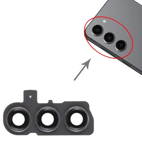 Cubierta de Lente de Cámara Samsung Galaxy S23+ SM-S916B (Gris)