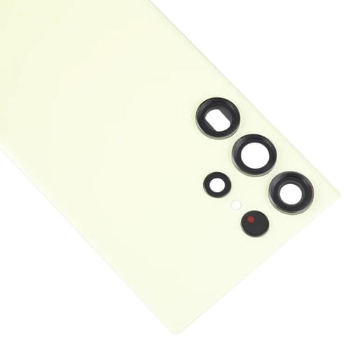 Coperchio posteriore in vetro della batteria Samsung Galaxy S23 Ultra SM-S918 con obiettivo della fotocamera (Giallo)