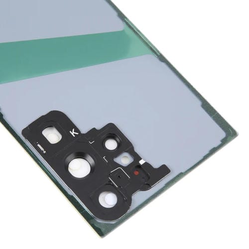 Coperchio posteriore in vetro della batteria Samsung Galaxy S23 Ultra SM-S918 con obiettivo della fotocamera (Giallo)