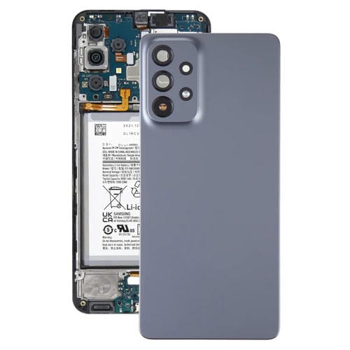 Coperchio posteriore della batteria Samsung Galaxy A73 5G SM-A736B con obiettivo della fotocamera (Nero)