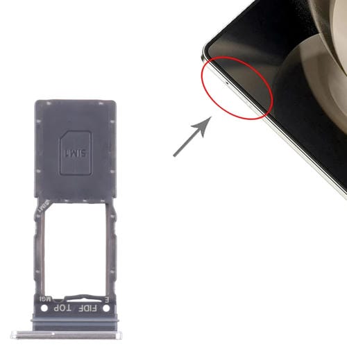 Vassoio della scheda SIM Samsung Galaxy Z Fold5 SM-F946 (Argento)