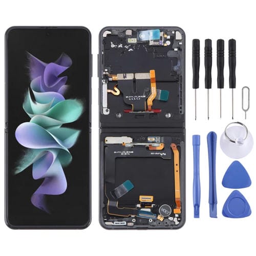 Écran LCD Samsung Galaxy Z Flip3 SM-F711 avec cadre (Noir)