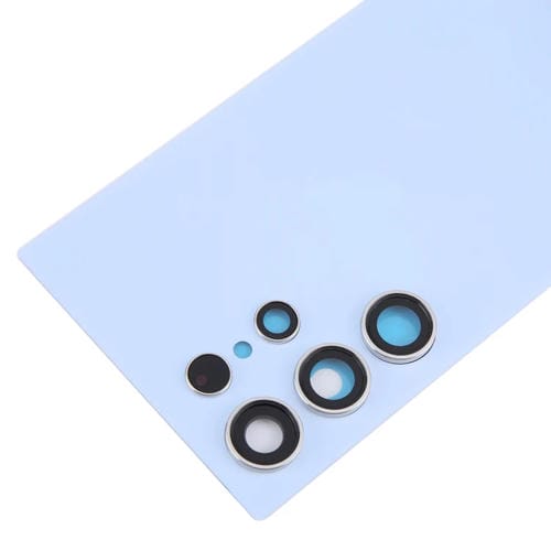 Couvercle Arrière Batterie Samsung Galaxy S24 Ultra SM-S928B avec Objectif Appareil Photo (Bleu)