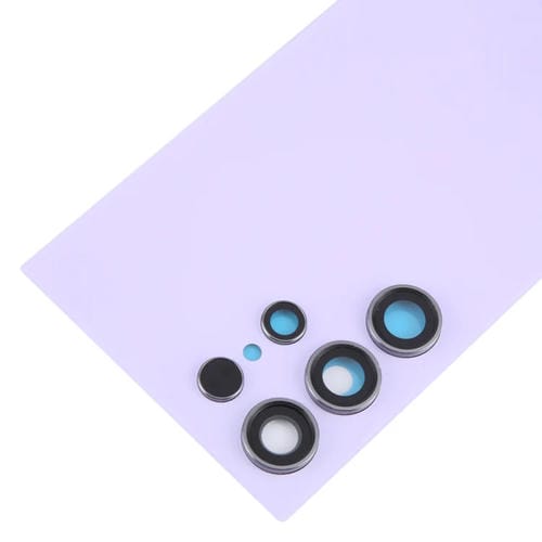 Couvercle arrière de batterie Samsung Galaxy S24 Ultra SM-S928B avec couvercle de lentille (Violet clair)
