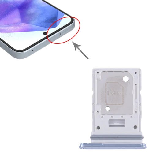 SIM Card and Micro SD Tray Samsung Galaxy A55 SM-A556B (Blue)