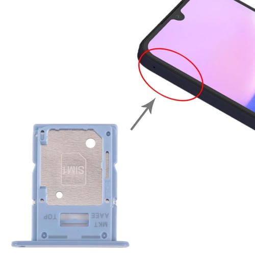 SIM Card and Micro SD Tray Samsung Galaxy A15 4G SM-A155F (Blue)