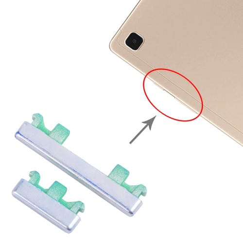 Boutons d'alimentation et de volume Samsung Galaxy Tab A7 10.4 SM-T500/T505 (Argent)