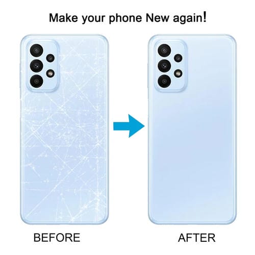 Back Battery Cover Samsung Galaxy A23 4G SM-A235F with Camera Lens (Black)