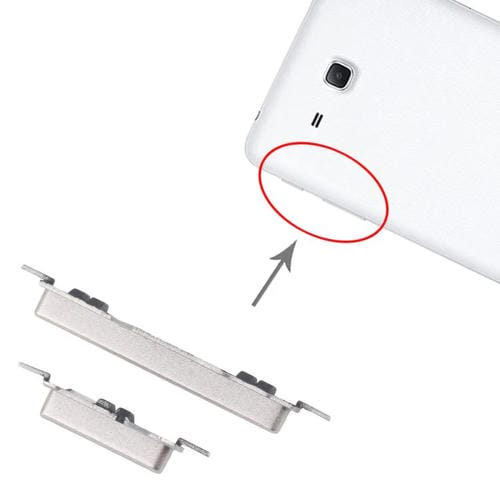 Bouton d'alimentation et de volume Samsung Galaxy Tab A 7.0 SM-T280/T285 (argenté)
