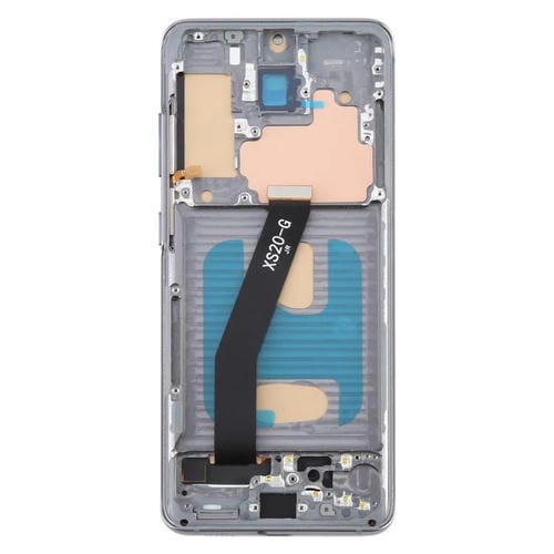 Écran TFT avec cadre pour Samsung Galaxy S20 5G SM-G981B (Gris)