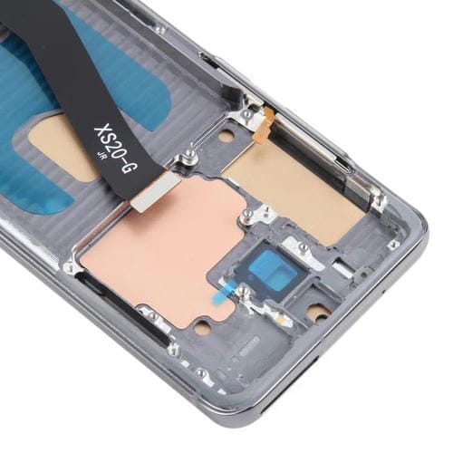 Écran TFT avec cadre pour Samsung Galaxy S20 5G SM-G981B (Gris)