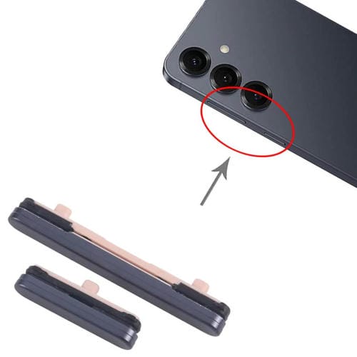 Botones de Encendido y Volumen Samsung Galaxy S25 SM-S931B (Negro) (10 Unidades)
