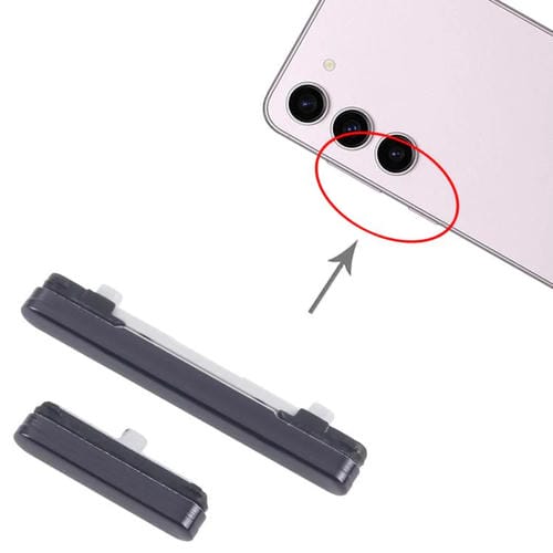 Boutons d'alimentation et de volume Samsung Galaxy S23 SM-S911B (Noir) (10 unités)