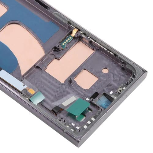 Pantalla LCD TFT de 6,72 pulgadas para Samsung Galaxy S23 Ultra SM-S918B, digitalizador completo con marco, sin identificación de huellas dactilares (negro)