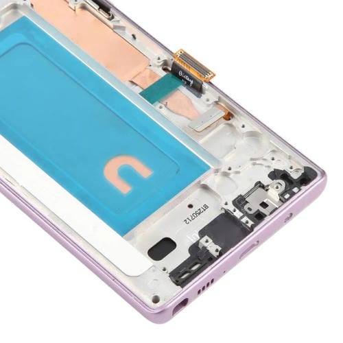 Pantalla LCD TFT de 6,33 pulgadas con digitalizador y marco para Samsung Galaxy Note9 SM-N960F (morado)