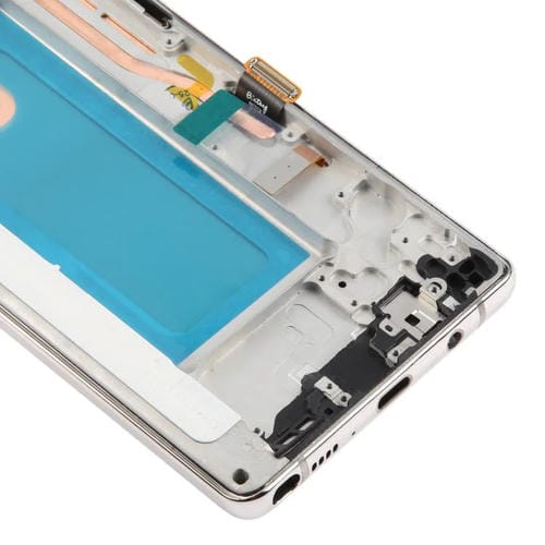 Pantalla LCD TFT de 6,25 pulgadas con digitalizador y marco para Samsung Galaxy Note 8 SM-N950F (plata)