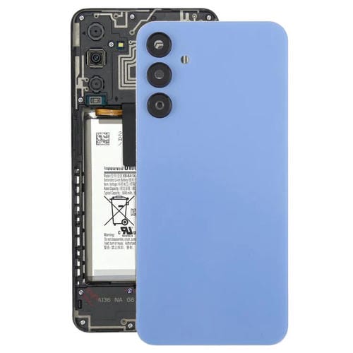 Carcasa trasera con tapa para lente de cámara (azul) para Samsung Galaxy A15 SM-A155F