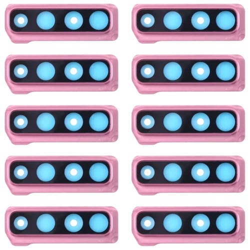 Cubierta de Lente de Cámara Samsung Galaxy A9 A920F / DS (10 Piezas) (Rosa)