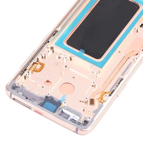 Écran LCD Super AMOLED Samsung Galaxy S9 G960F DS G960U G960W G9600 avec cadre (Or)